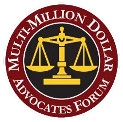 Multi-million Dollar Advocates Forum badge